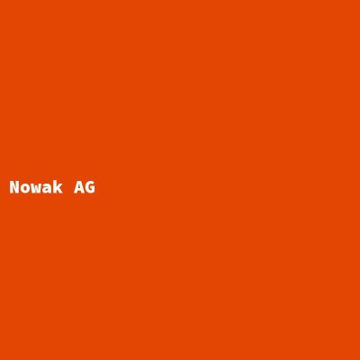 Hersteller: Nowak AG