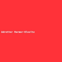 Adretter Marmor-Klositz
