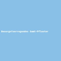 Besorgniserregendes Samt-Pflaster