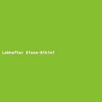 Lebhafter Eisen-Bikini