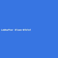Lebhafter Eisen-Bikini
