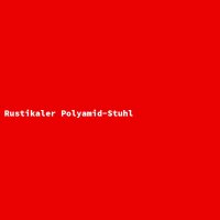 Rustikaler Polyamid-Stuhl