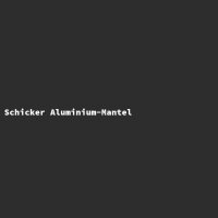 Schicker Aluminium-Mantel