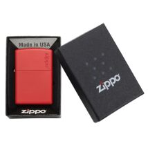 Zippo Red Matte mit Logo 60001204