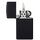 Zippo Slim Black Matte 60000227