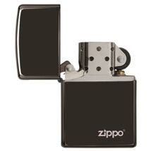 Zippo Ebony mit Logo 60001246