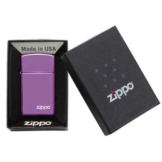 Zippo Slim Abyss mit Logo 60001263