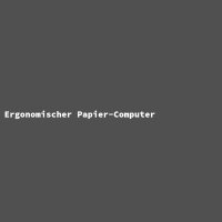 Ergonomischer Papier-Computer
