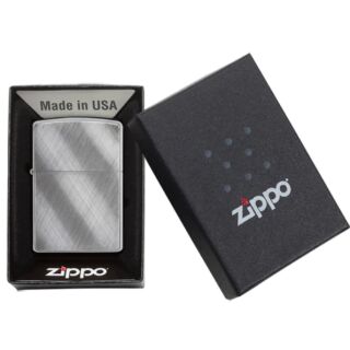 Zippo Diagonal Linen Weave Diagonal 60001257