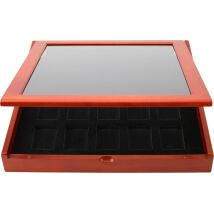 Zippo Sammlervitrine Rosenholz 20er