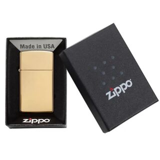 Zippo Slim Messing poliert 60001177