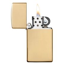 Zippo Slim Messing poliert 60001177