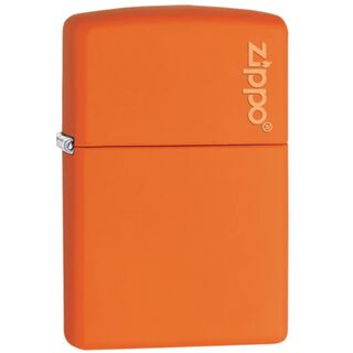 Zippo Orange Matte mit Logo 60001268