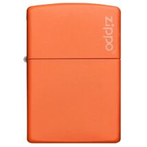 Zippo Orange Matte mit Logo 60001268