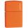 Zippo Orange Matte mit Logo 60001268