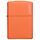 Zippo Orange Matte mit Logo 60001268