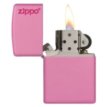 Zippo Pink Matte mit Logo 60001206