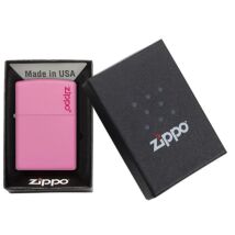 Zippo Pink Matte mit Logo 60001206