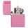 Zippo Pink Matte mit Logo 60001206