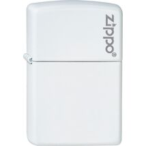 Zippo White Matte mit Logo 60001270