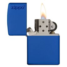 Zippo Royal Blue Matte mit Logo 60001205