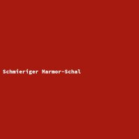 Schmieriger Marmor-Schal