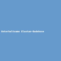 Unterhaltsame Elastan-Badehose