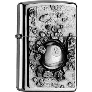 Zippo Billard Black 8 Ball 2004738