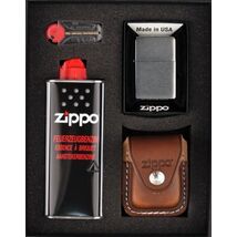 Zippo Geschenkset braun/Schlaufe