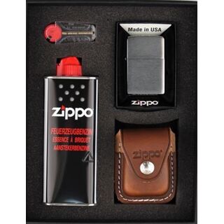 Zippo Geschenkset braun/Clip