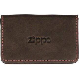 Zippo Visitenkartentasche Leder mocca 2005141