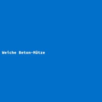 Weiche Beton-M&uuml;tze