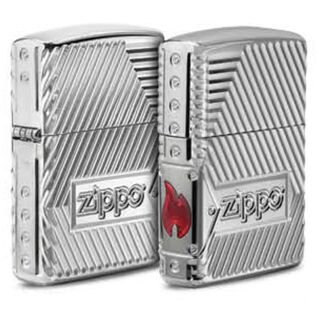 Zippo Armor Case Bolts Design 60004306