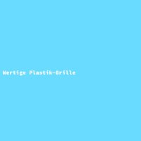 Wertige Plastik-Brille