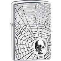 Zippo Spiderweb Skull 60004904