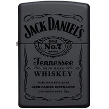 Zippo Jack Daniels Black in Black 60001369