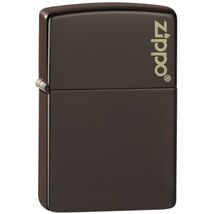 Zippo Brown Matte mit Logo 60005215