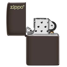 Zippo Brown Matte mit Logo 60005215