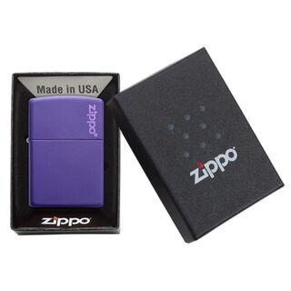 Zippo Purple Matte mit Logo 60005221