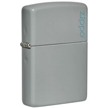 Zippo Flat Grey mit Logo 60005760