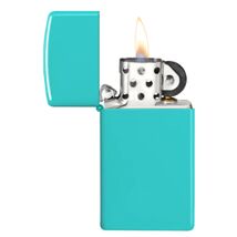 Zippo Slim Flat Turquoise 60005900