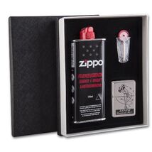 Zippo Geschenkset Lady Wind chrom