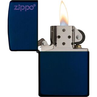 Zippo Navy Blue Matte mit Logo 60001569