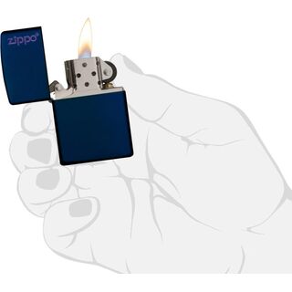 Zippo Navy Blue Matte mit Logo 60001569