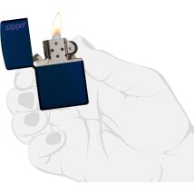 Zippo Navy Blue Matte mit Logo 60001569