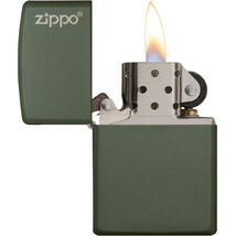 Zippo Green Matte mit Logo 60001568