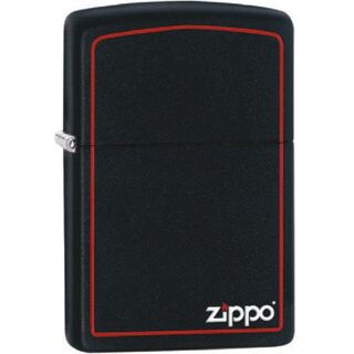 Zippo Red Border mit Logo 60001437