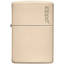 Zippo Flat Sand mit Logo 60005824