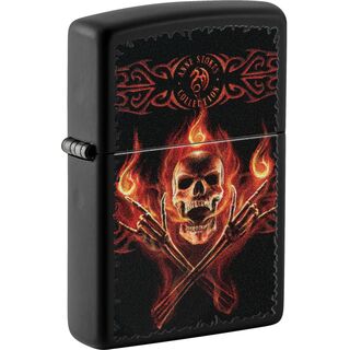 Zippo Anne Stokes Flaming Skull 60006121