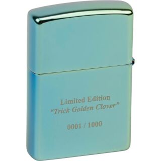 Zippo Trick Golden Clover